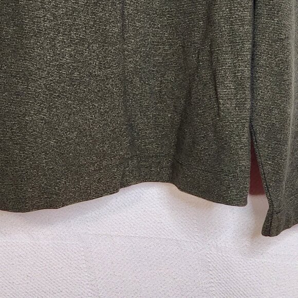 Van Heusen Green Black Pullon Cotton Reprocessed Poly LS Regular Fit Sweater SM - Picture 12 of 16